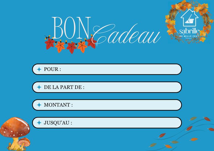 Bon cadeau — visuel Automne