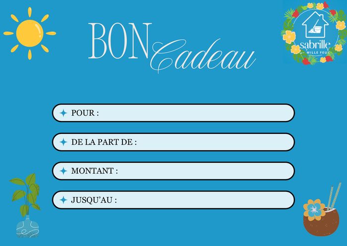 Bon cadeau — visuel Été