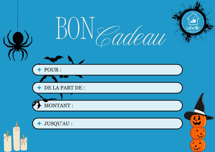 Bon cadeau — visuel Halloween